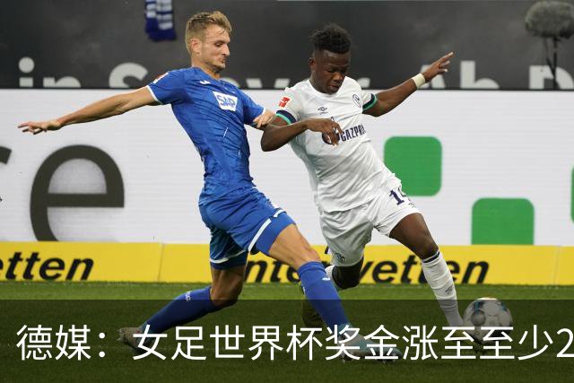 德媒：女足世界杯奖金涨至至少2.2亿美元，但仍难追上男足